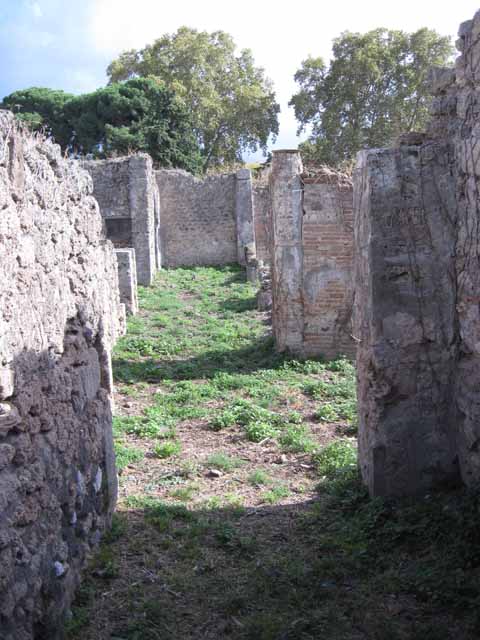 I.2.16 Pompeii.  March 2009. Room 2. East wall.