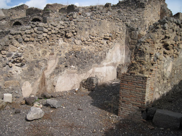 I.3.1 Pompeii. September 2010. East wall of small room. Photo courtesy of Drew Baker.