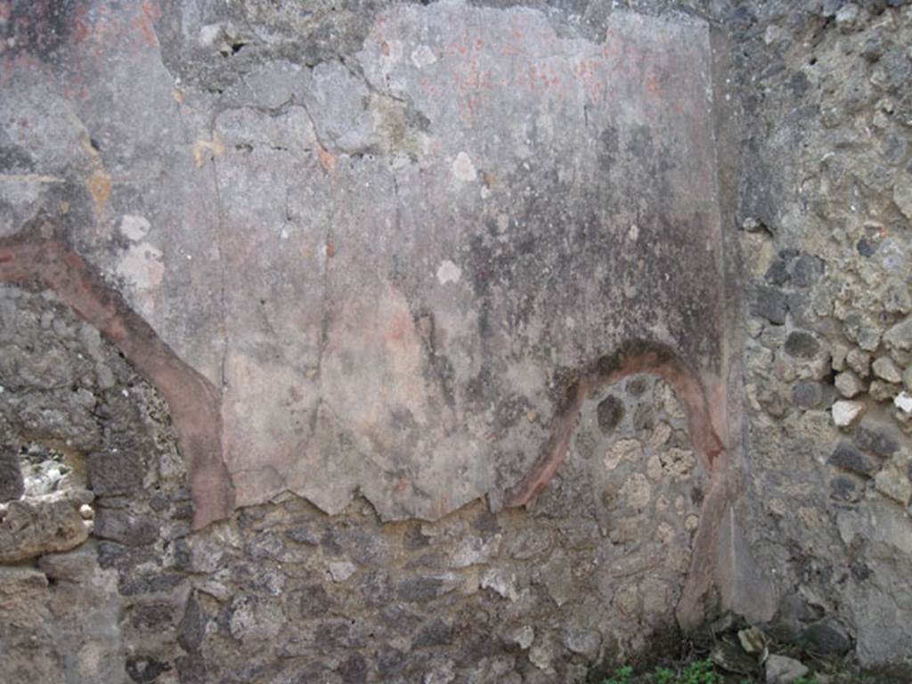 I.3.8b Pompeii. September 2010. South wall and south-west corner of cubiculum.
Photo courtesy of Drew Baker.
