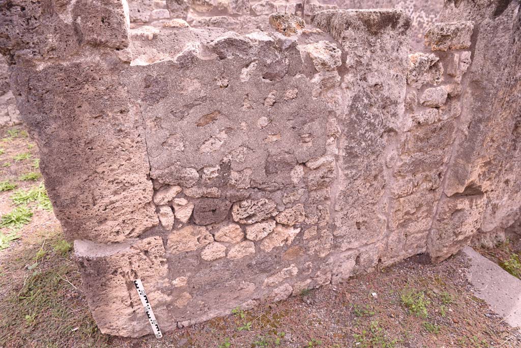 I.4.2 Pompeii. October 2019. Detail of south wall of entrance corridor.
Foto Tobias Busen, ERC Grant 681269 DCOR.
