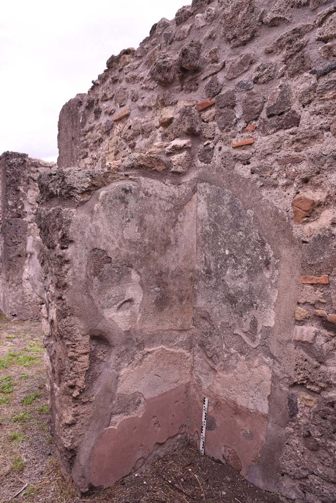 I.4.9 Pompeii. October 2019. Cubiculum c, south-west corner.
Foto Tobias Busen, ERC Grant 681269 DCOR.
