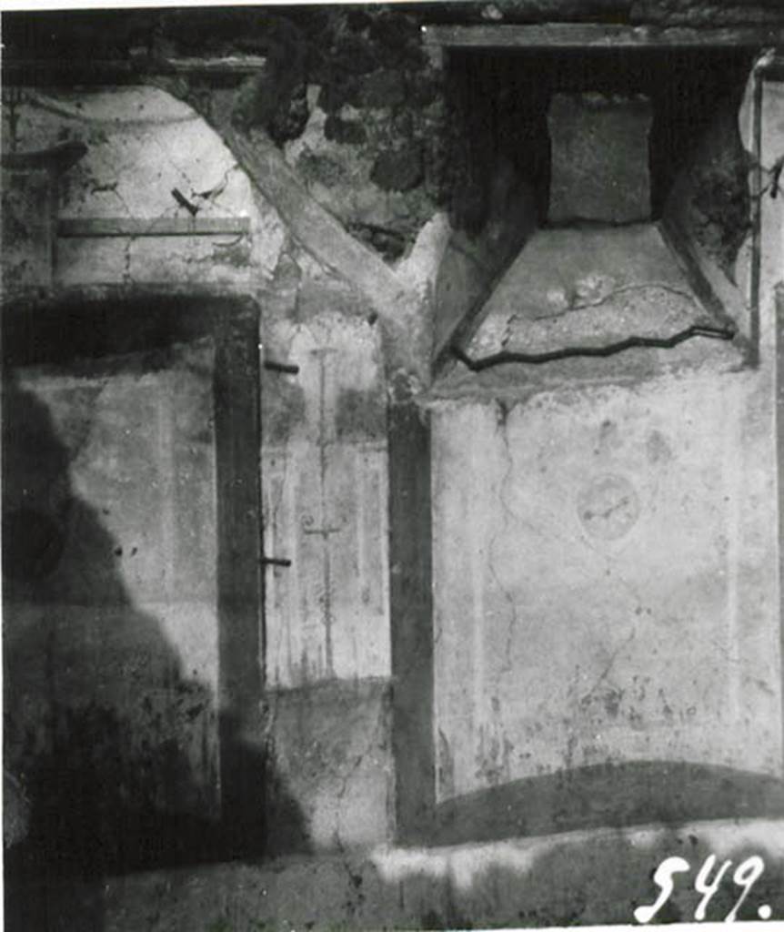 10502-warscher-codex-107-640.jpg
I.5.2 Pompeii. 1936, taken by Tatiana Warscher. Central and eastern panel on north wall of small room, with window onto Vicolo del Conciapelle, on right. See Warscher T., 1936. Codex Topographicus Pompeianus: Regio I.1, I.5. Rome: DAIR, whose copyright it remains.
