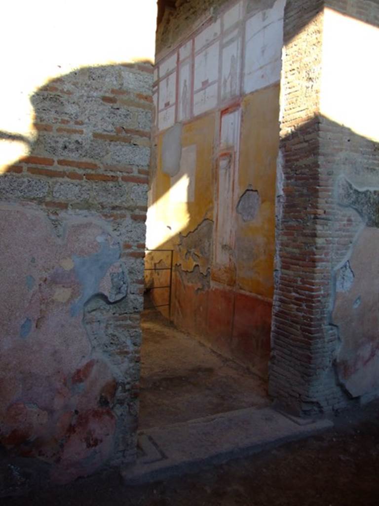 I.6.4 Pompeii.  March 2009. Doorway to Room 4.