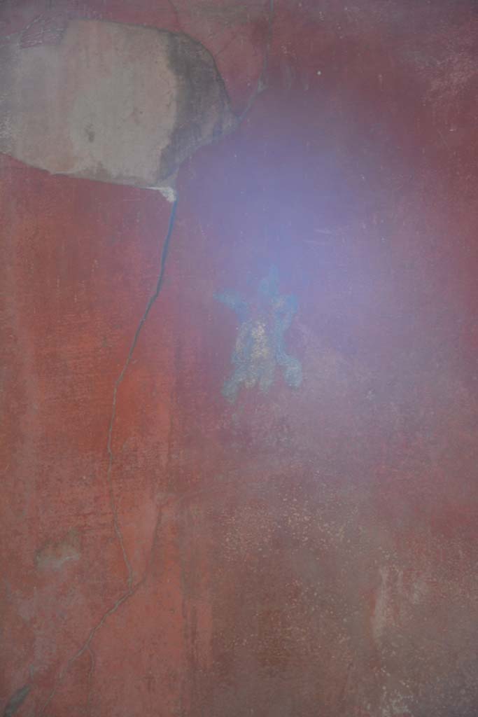I.6.15 Pompeii. March 2019. 
Room 13, flying figure in centre of red panel at west end of south wall.        
Foto Annette Haug, ERC Grant 681269 DCOR
