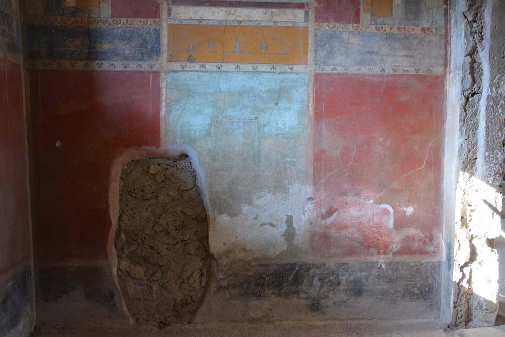 I.6.15 Pompeii. October 2019. Room 13, lower west wall.        
Foto Annette Haug, ERC Grant 681269 DCOR
