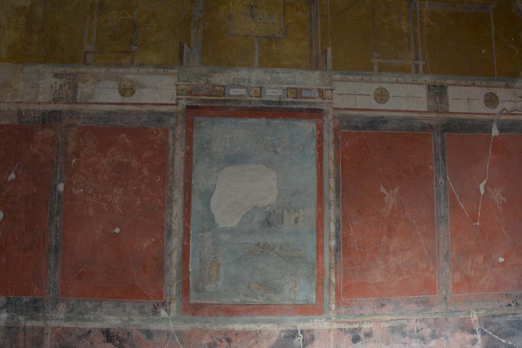 I.7.7 Pompeii. October 2019. East wall of triclinium.
Foto Annette Haug, ERC Grant 681269 DÉCOR.

