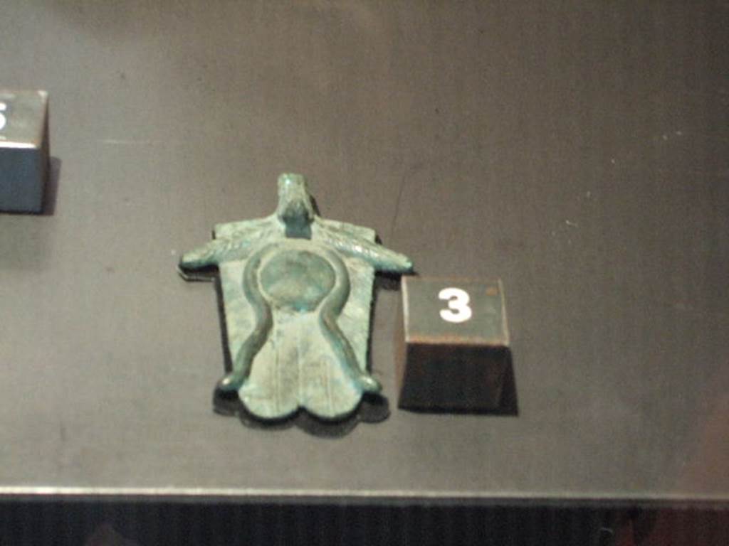 I.7.7 Statuette of Isis for headgear found in house.  Now in Naples Archaeological Museum.