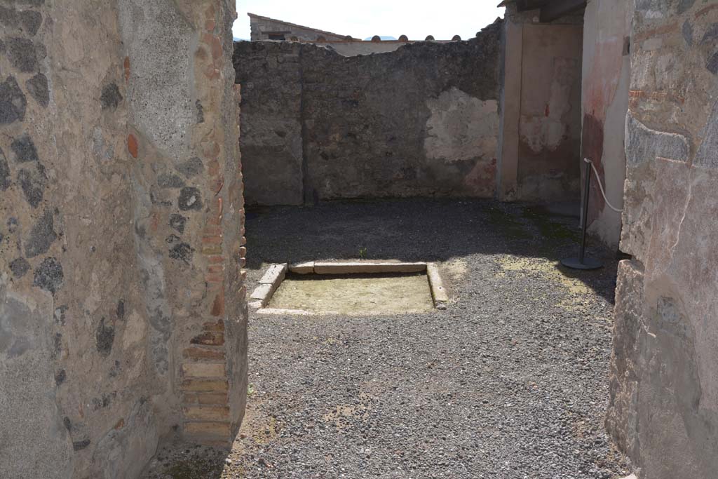 I.7.7 Pompeii. October 2019. Looking south from entrance corridor towards impluvium in atrium.
Foto Annette Haug, ERC Grant 681269 DÉCOR.

