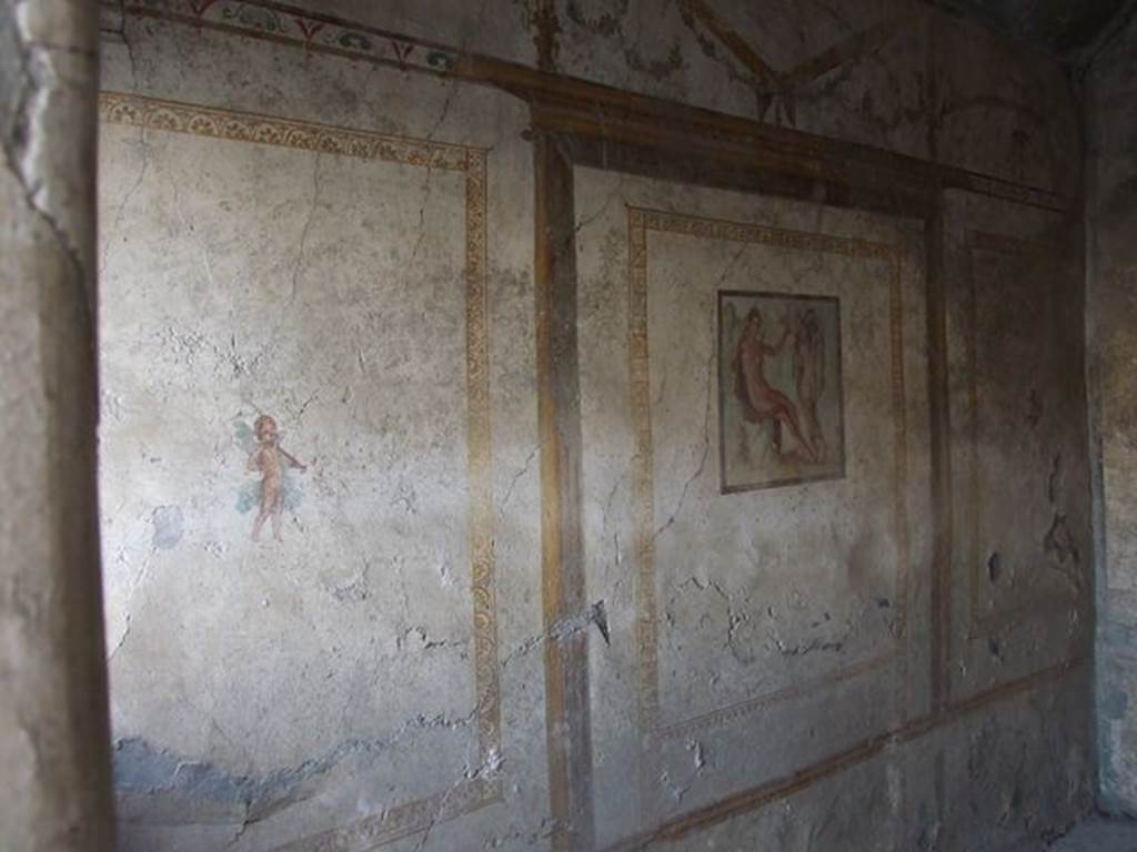I.7.11 Pompeii. December 2006. South wall of bedroom on west side of atrium.
