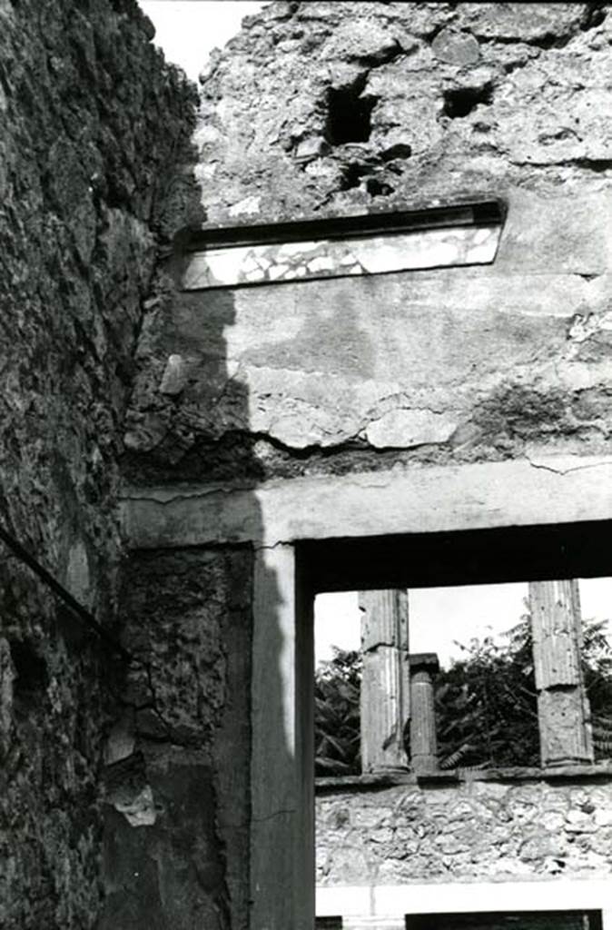 I.8.3 Pompeii. 1975. Shop House, N wall by NW corner.  Photo courtesy of Anne Laidlaw.
American Academy in Rome, Photographic Archive. Laidlaw collection _P_75_5_35. 

