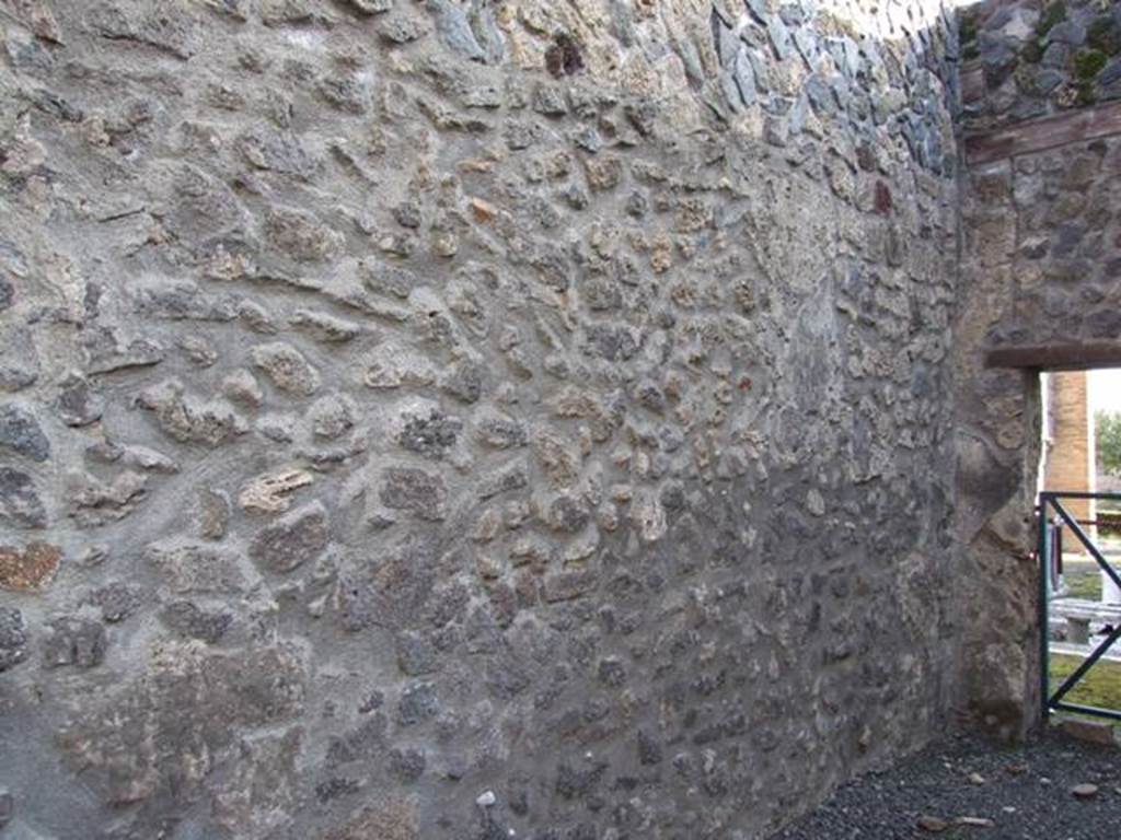 I.8.4 Pompeii. December 2007. East wall.