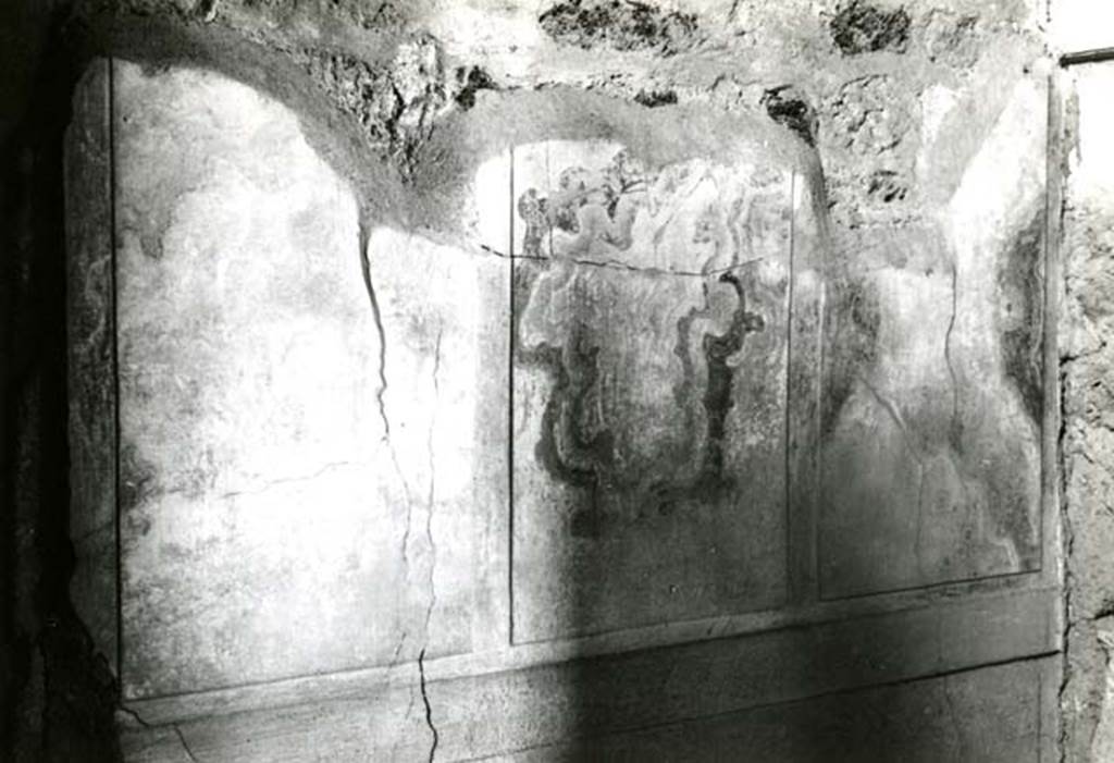 I.8.17 Pompeii. 1968. Room 15. Casa dei Quattro Stili, cubiculum alcove, back N wall.  Photo courtesy of Anne Laidlaw.
American Academy in Rome, Photographic Archive. Laidlaw collection _P_68_3_15.
