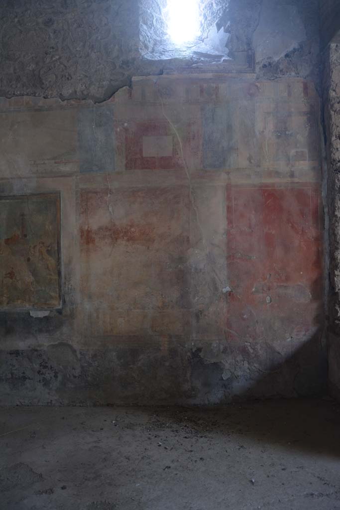I.8.17 Pompeii. March 2019. Room 9, south wall at west end of tablinum.
Foto Annette Haug, ERC Grant 681269 DÉCOR.
