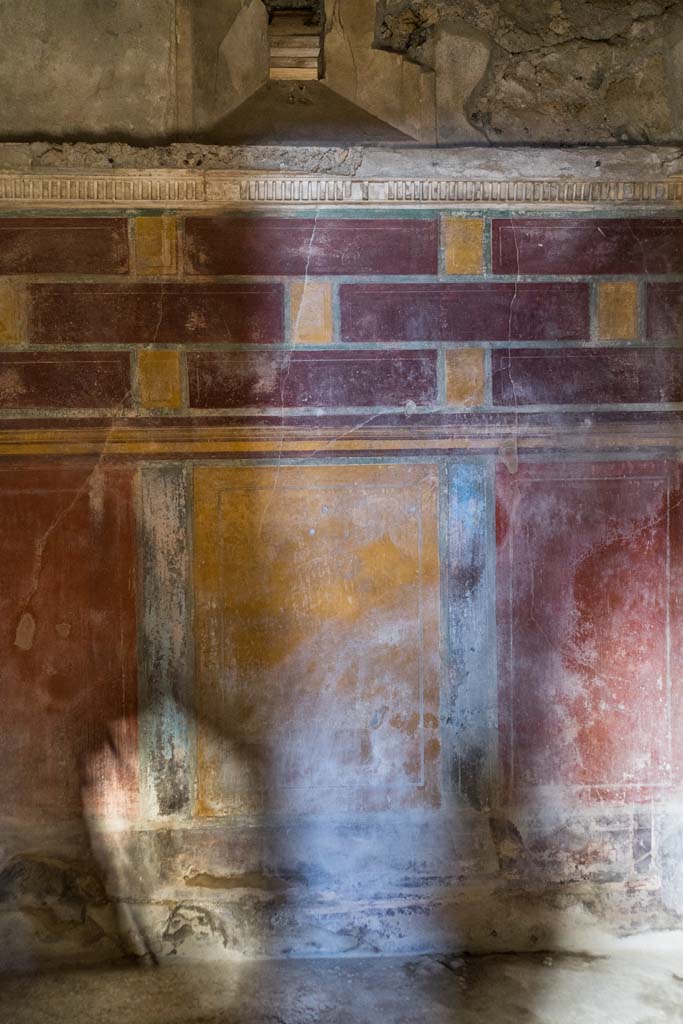 I.8.17 Pompeii. December 2021. 
Room 12, looking towards north wall. Photo courtesy of Johannes Eber.

