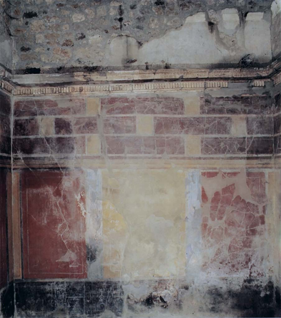 I.8.17 Pompeii. 1989. Room 12, east wall.