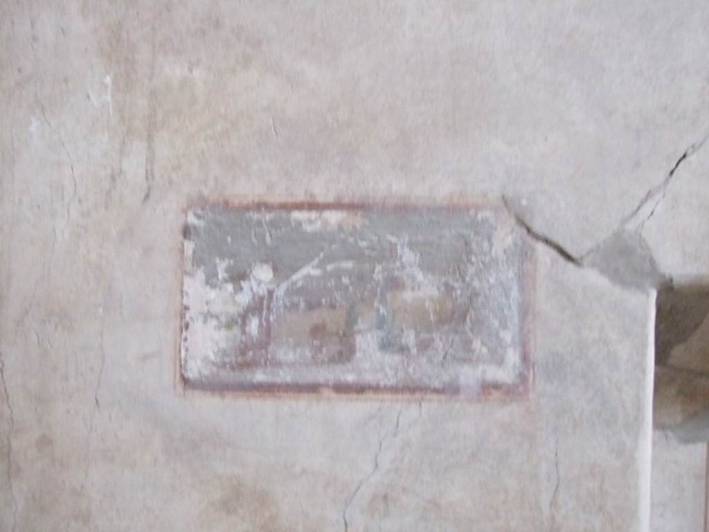 I.8.17 Pompeii. December 2007. Room 14, painted panel on south wall.