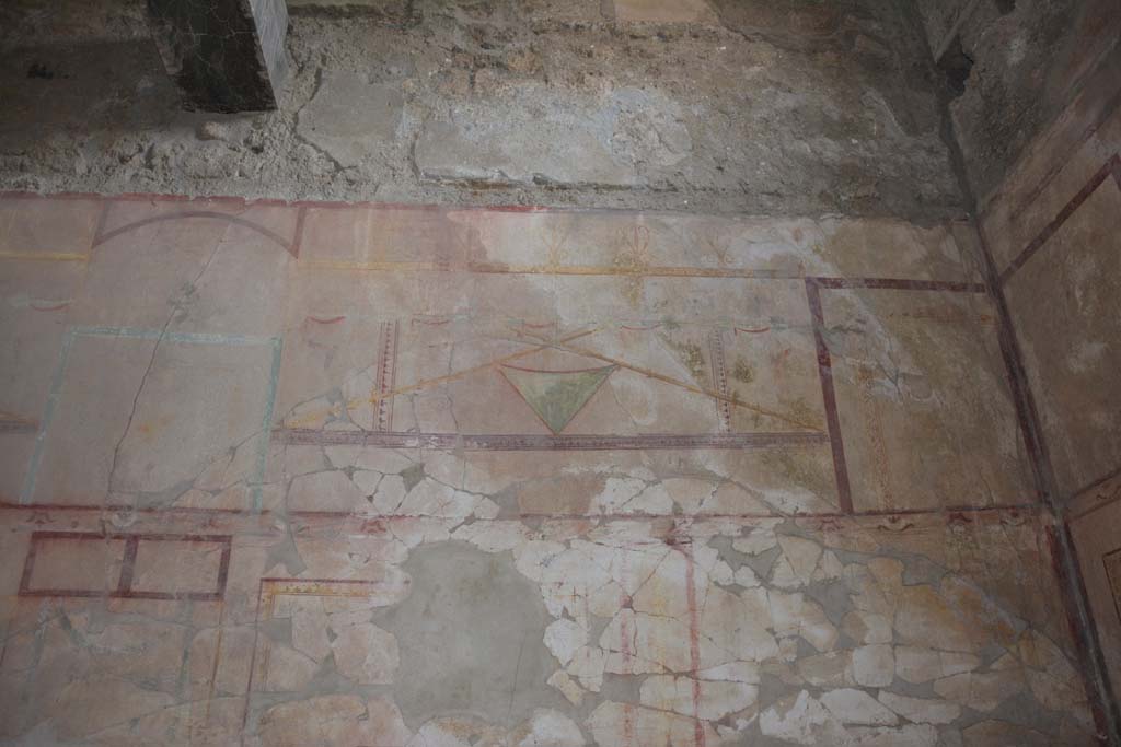 I.8.17 Pompeii. March 2019. Room 14, upper south wall at west end.
Foto Annette Haug, ERC Grant 681269 DÉCOR.
