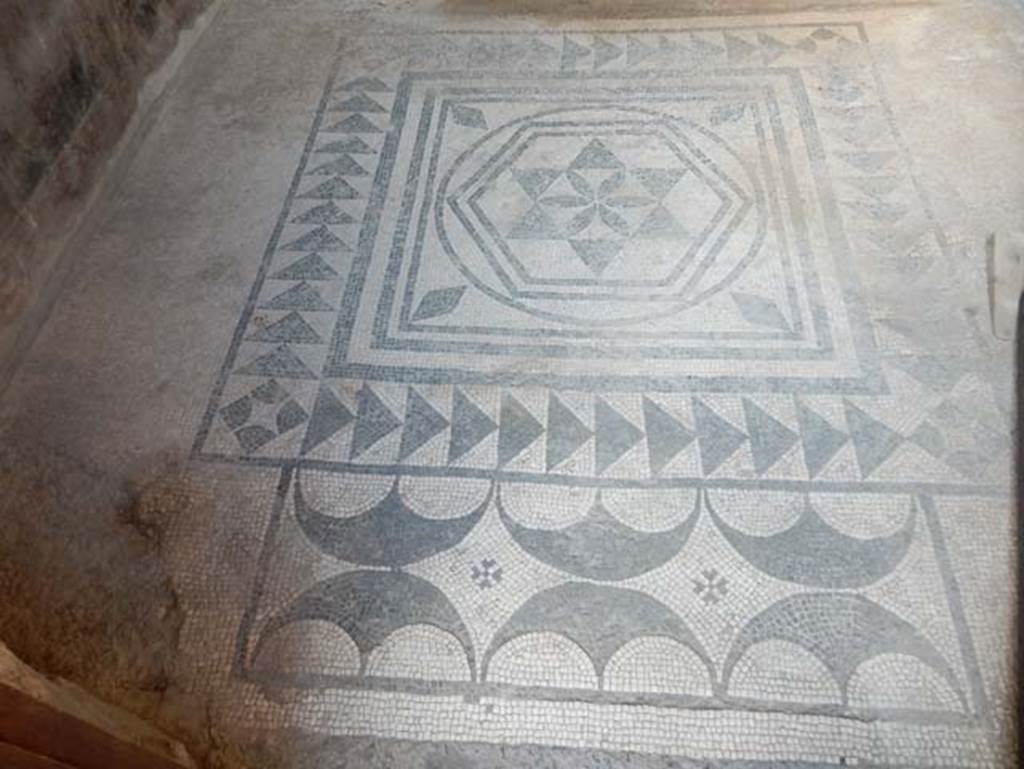 I.9.5 Pompeii. May 2016. Room 5, mosaic floor. Photo courtesy of Buzz Ferebee.
