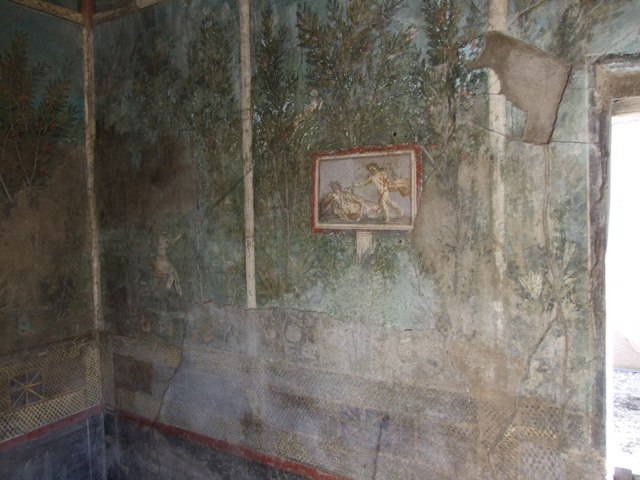 I.9.5 Pompeii. March 2009. Room 5.  Cubiculum. South wall.