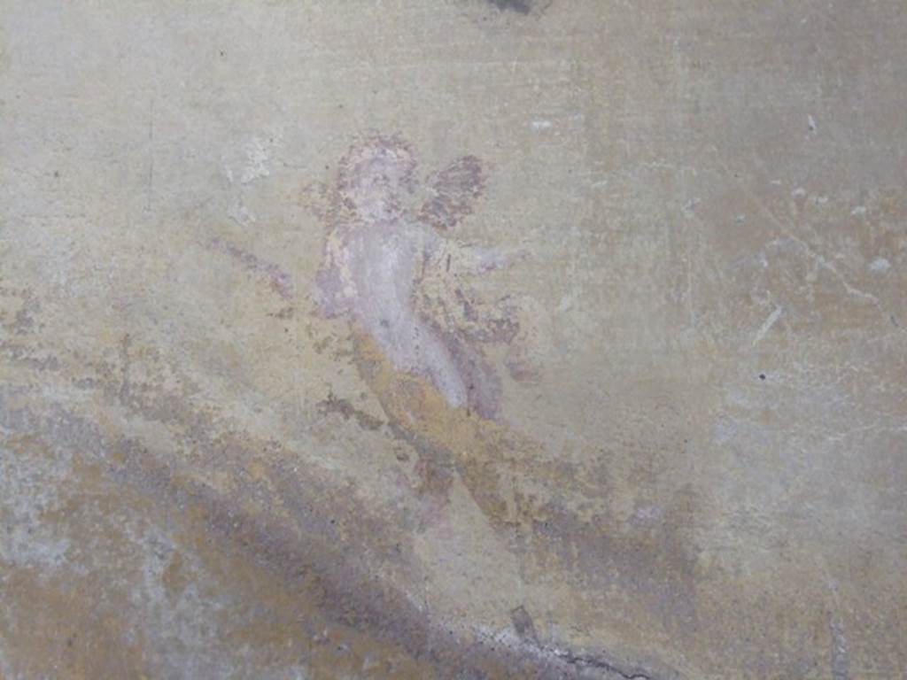I.10.7 Pompeii. March 2009. Room 5.  Cubiculum. Painting of flying figure.