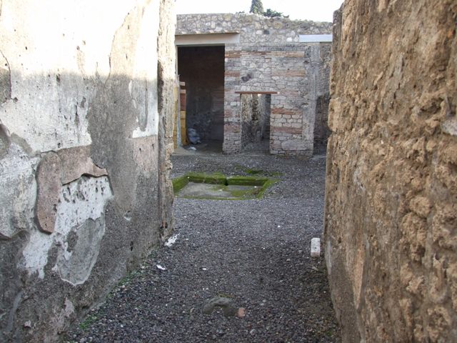 I.10.8 Pompeii.  March 2009.  Room 1.  Impluvium in atrium.