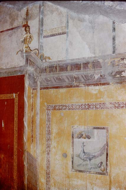 I.10.11 Pompeii. March 2009. Room 9, south end of east wall of cubiculum.    