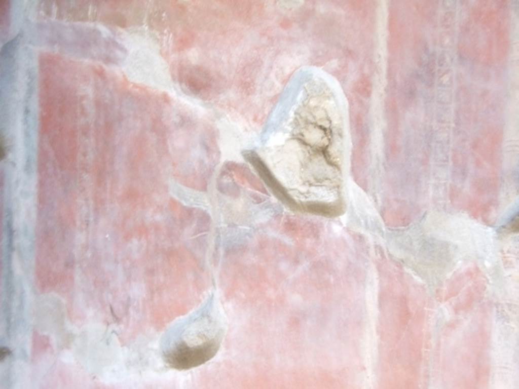 I.10.11 Pompeii.  March 2009.  Room 12.  Cubiculum.  North wall.  West side.  Painting of swan.