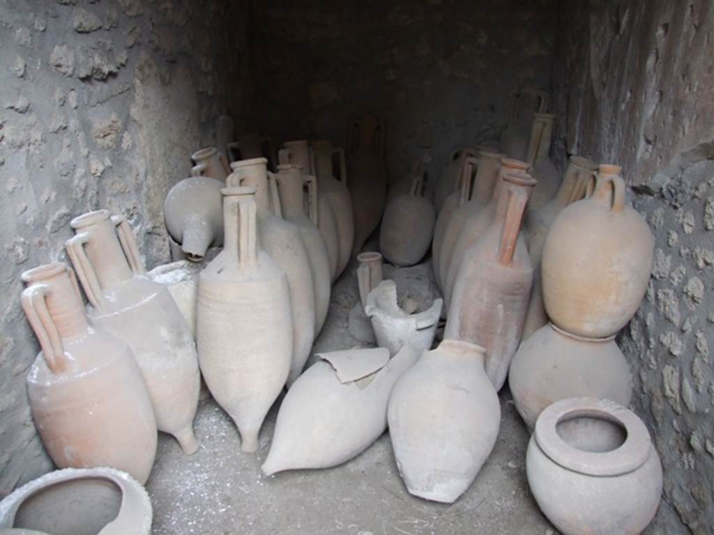 I.11.6 Pompeii. March 2009. Room 8. Amphorae.