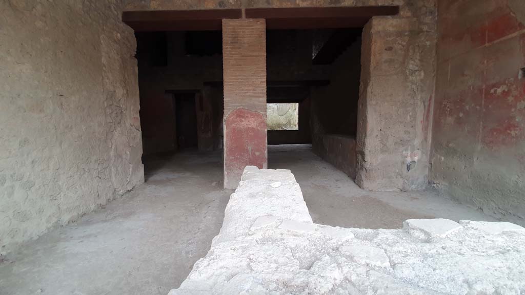 I.12.3 Pompeii, September 2019. Room 1, looking south towards rear rooms. Photo courtesy of Klaus Heese.

