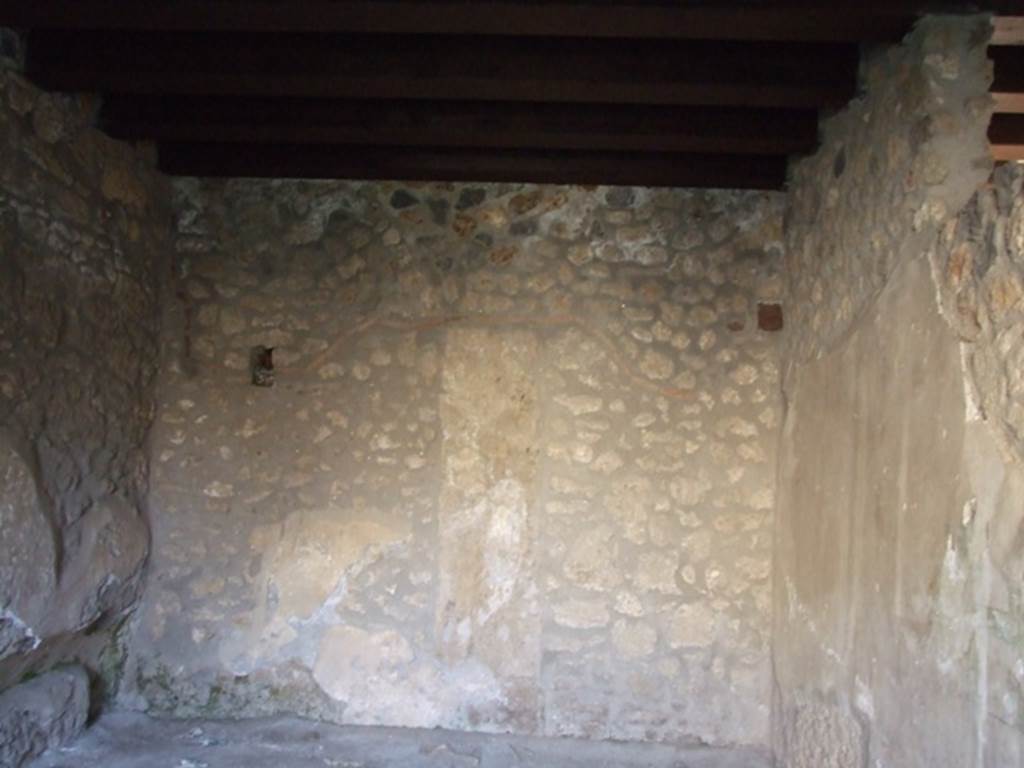 I.12.9 Pompeii. December 2007. Triclinium in south-east corner of atrium, south wall.