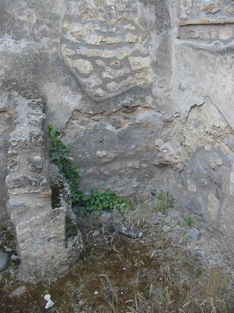 I.12.12 Pompeii. May 2003. Looking towards small wall feature near west wall.
Photo courtesy of Nicolas Monteix.
