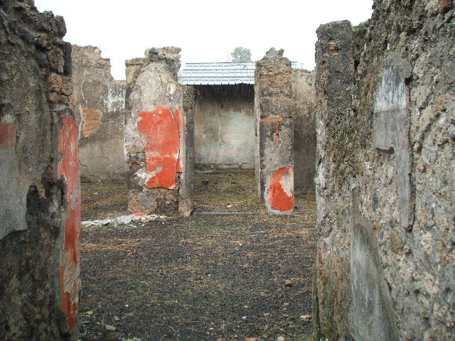 I.12.16 Pompeii.  March 2009.   Room 2.  Large recess in south east corner.