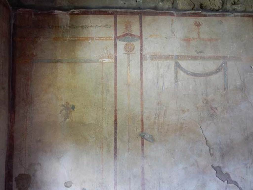 I.14.12, Pompeii. May 2018. Room 2, north wall at west end. Photo courtesy of Buzz Ferebee