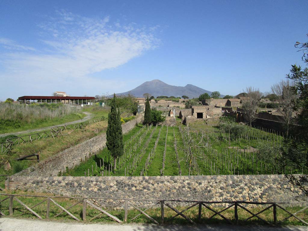 I.22 Pompeii. April 2019. Looking north across insula. Photo courtesy of Rick Bauer