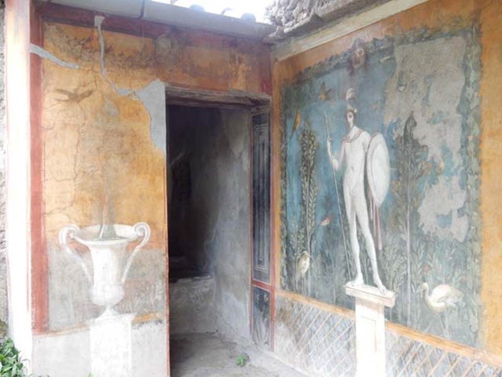 II.3.3 Pompeii. May 2016. Doorway to room 17, in south-east corner of garden.
Photo courtesy of Buzz Ferebee. 
