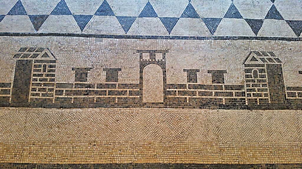 II.4.6 Pompeii. July 2019. Border edging of mosaic in atrium.
On display in Naples Archaeological Museum.  Photo courtesy of Giuseppe Ciaramella.


