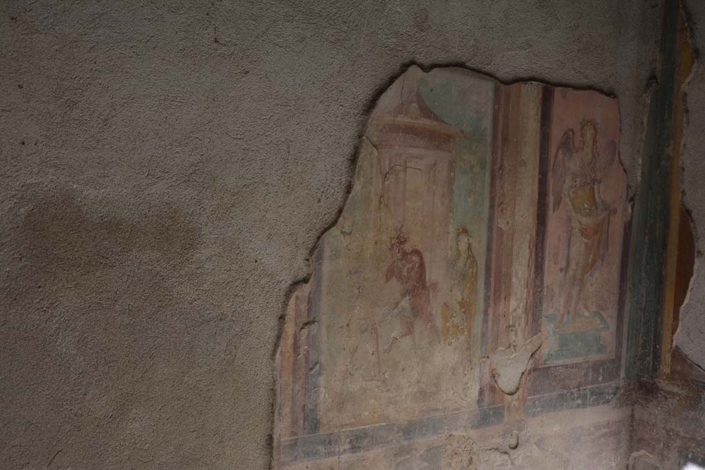 V.1.18 Pompeii. October 2019. Exedra “y”, looking towards west wall.
Foto Annette Haug, ERC Grant 681269 DÉCOR.
