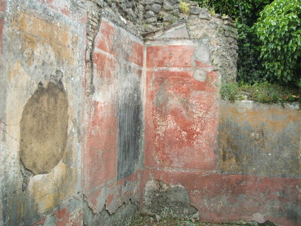 V.3.10 Pompeii. May 2005. South-west corner of cubiculum.
