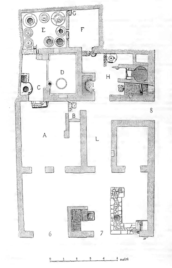 V.4.6 and V.4.7 Pompeii. Plan from Notizie degli Scavi, 1902, p.376.