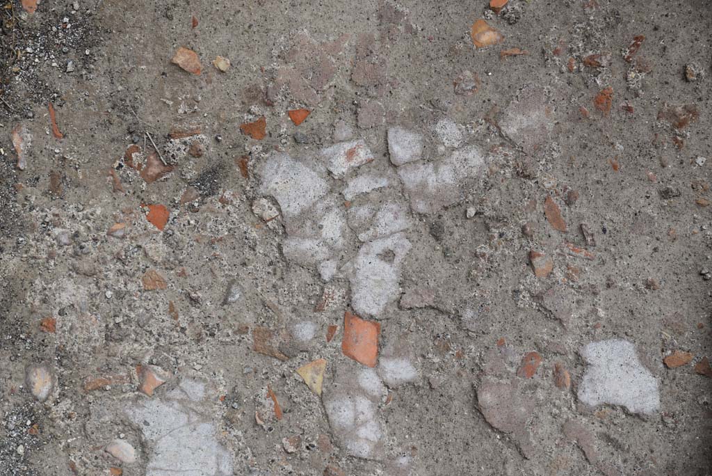 V.4.a Pompeii. March 2018. Room ‘t’, detail of flooring from near east wall.
Foto Annette Haug, ERC Grant 681269 DÉCOR.

