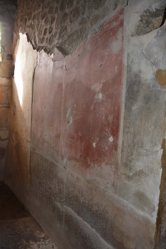 V.4.a Pompeii. March 2018. Room ‘d’, detail from north wall.
Foto Annette Haug, ERC Grant 681269 DÉCOR.

