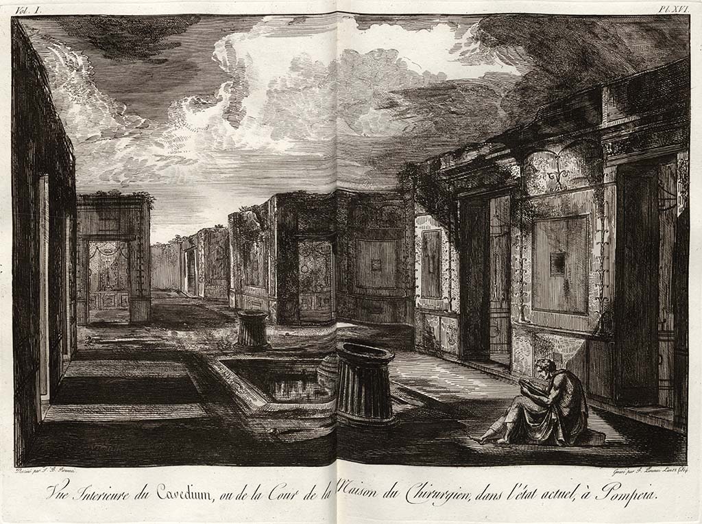 VI.1.9/10 Pompeii. July 2017. Room 1, looking south-east along south side of atrium and tablinum.
Foto Annette Haug, ERC Grant 681269 DÉCOR.
