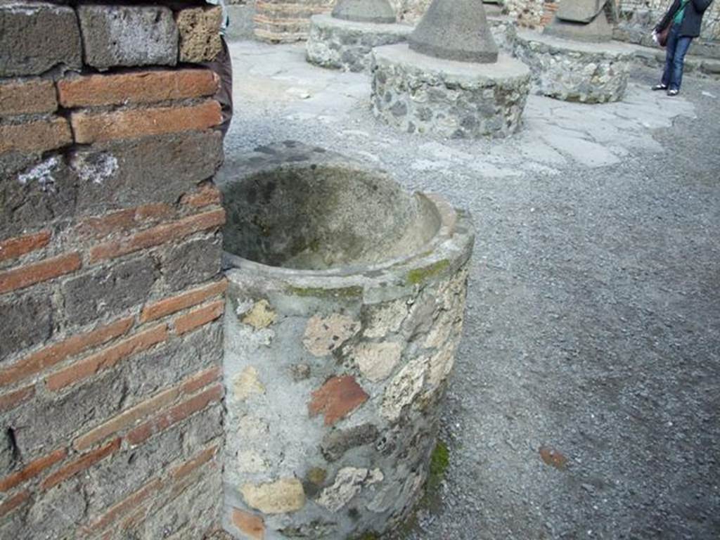VI.3.3 Pompeii.  March 2009.  Room 7.  Water basin.