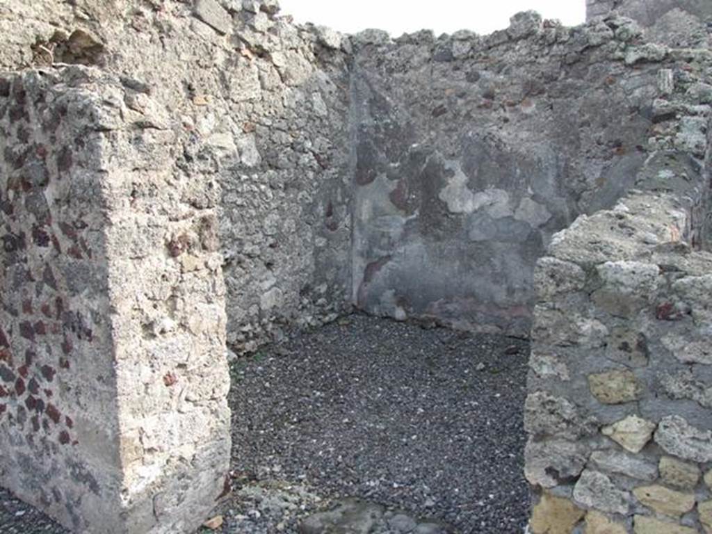 VI.5.10 Pompeii. December 2007. Doorway to room 6.