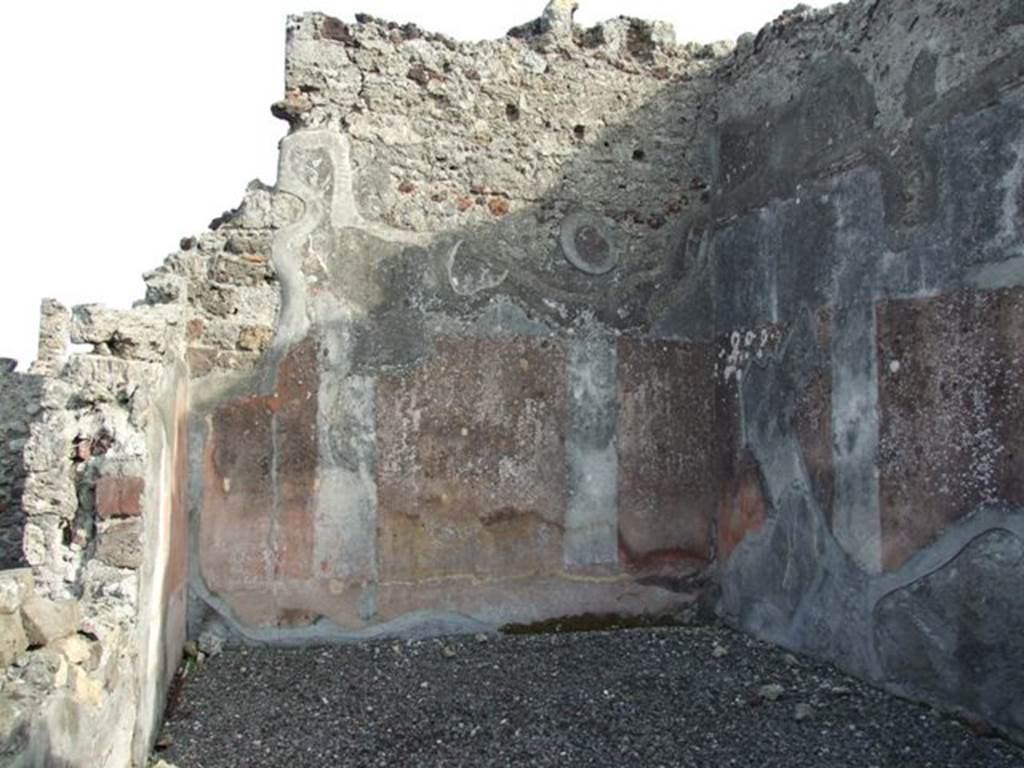 VI.5.10 Pompeii. December 2007. Room 10, east wall.