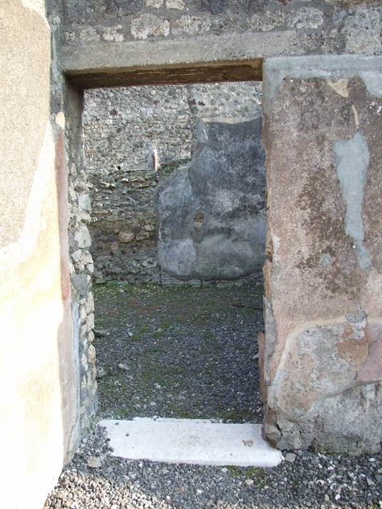 VI.7.6 Pompeii.  March 2009.  Doorway to Room 14.