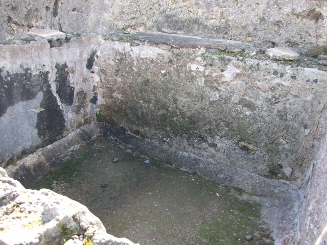 VI.8.20 Pompeii. March 2009. Looking east along north side of peristyle area.  