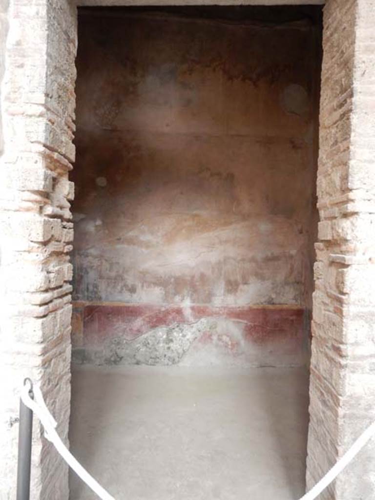 VI.8.23 Pompeii. May 2017. Looking north through doorway in north-west corner of garden area.  Photo courtesy of Buzz Ferebee.

