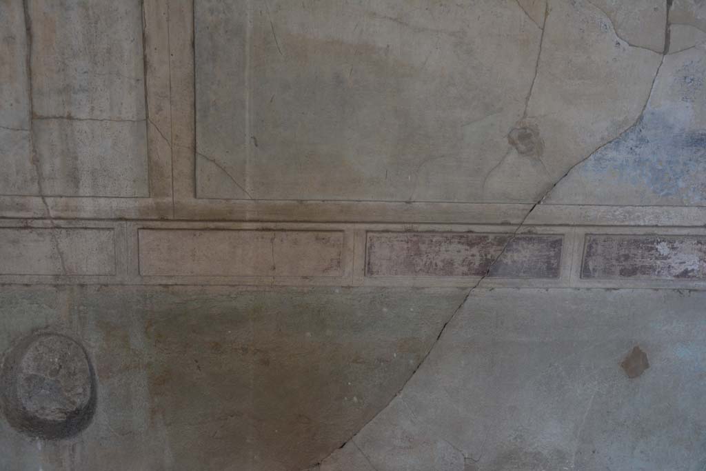 VI.9.3 Pompeii. September 2019. Cubiculum 3, detail from west wall.
Foto Annette Haug, ERC Grant 681269 DCOR.
