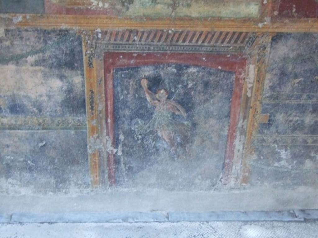 VI.9.6 Pompeii. December 2006. Room 8, painted figure, from south wall.  